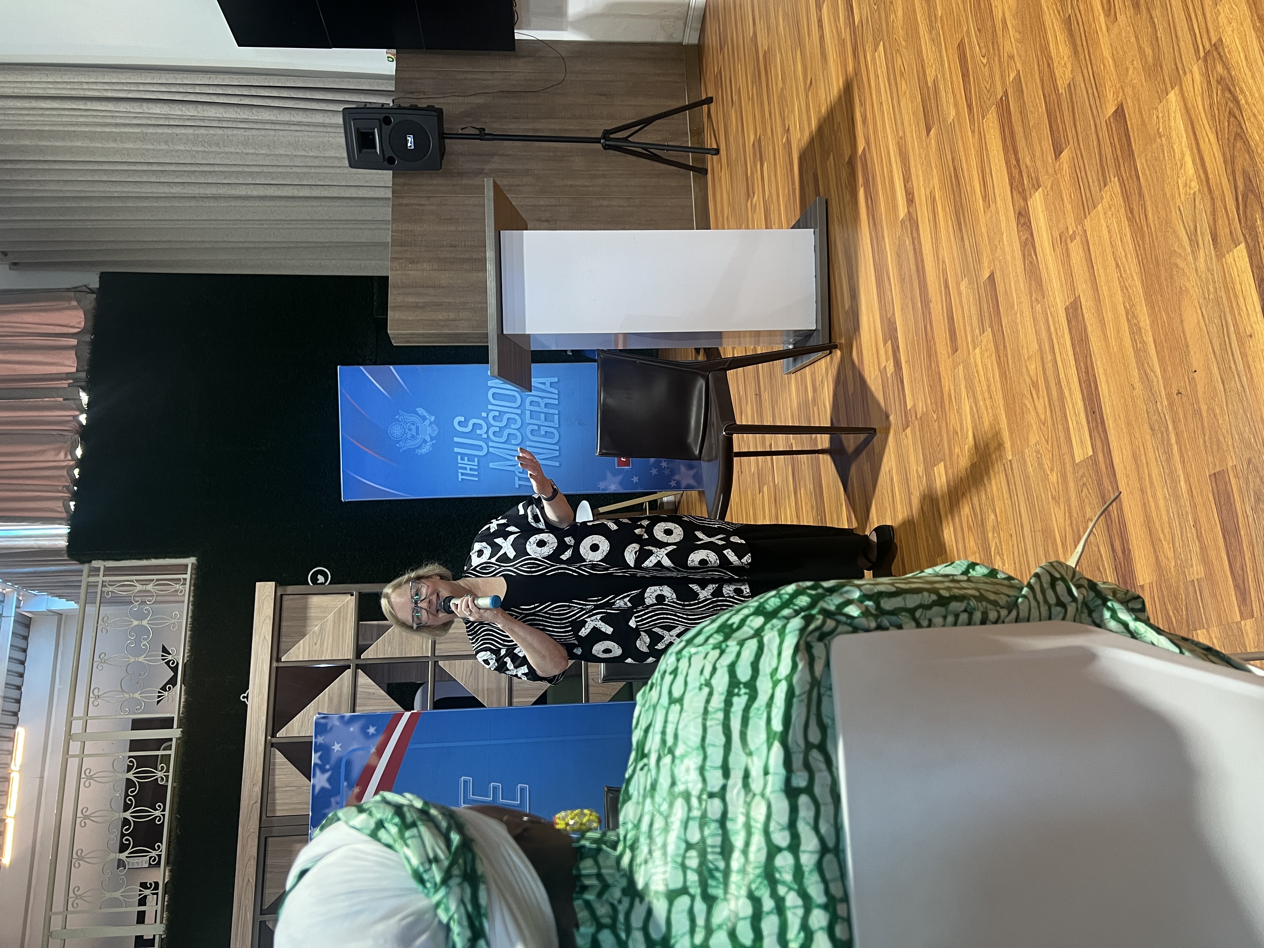 Esther Oluwabunmi Olalude participating at the panel discussion